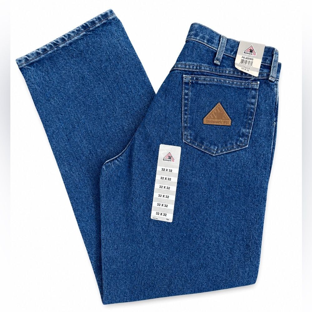 Bulwark FR Men’s Jeans 32x32 Flame Resistant Work Denim Pants Workwear NWT